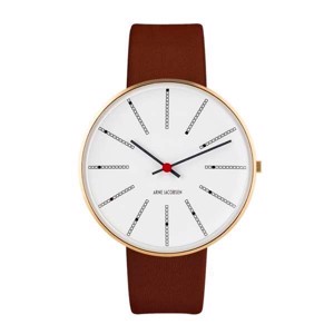 Arne Jacobsen Bankers ur IPA guld Ø40mm 53108-2007G